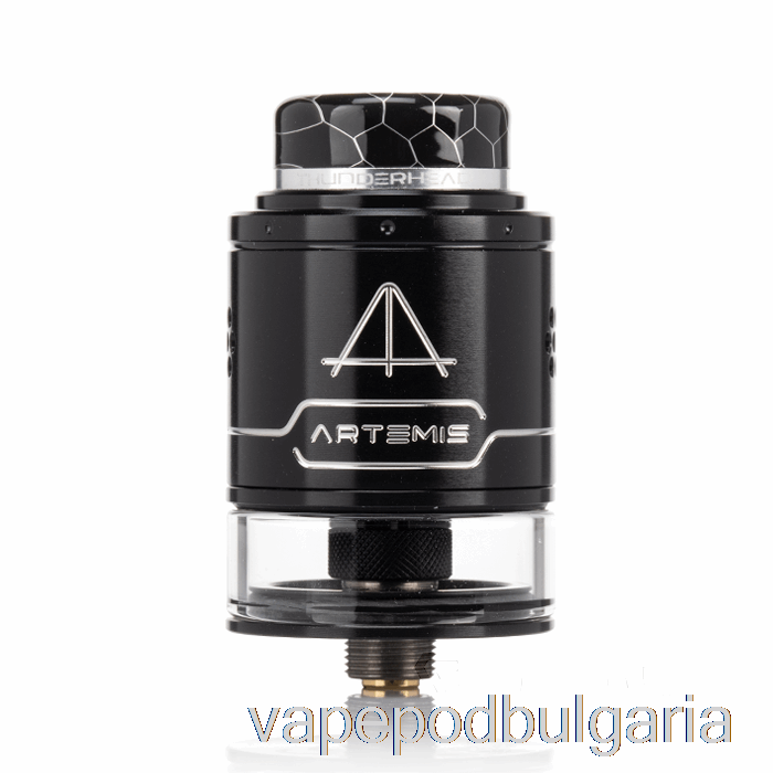 Vape Bulgaria Thunderhead Creatives Artemis V1.5 24mm Bf Rdta Silver Black